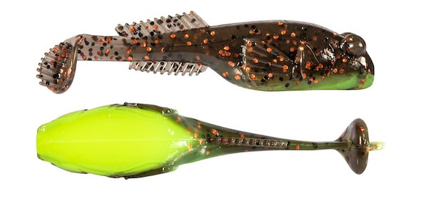 Z-Man Fishing Products TRD Gobyz 2.4" CopperTreuse, 6-Pack TGB-109PK6
