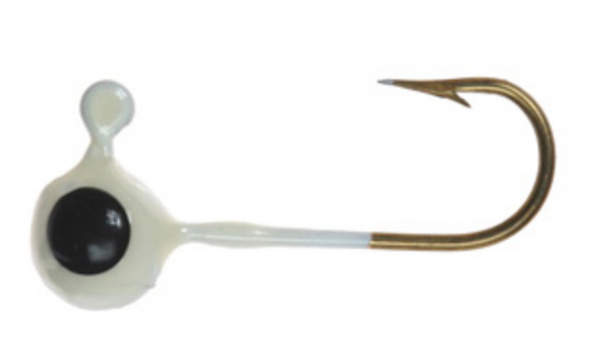 Betts Tackle 723-10-61 1/8 oz White Jigheads – Pack of 10
