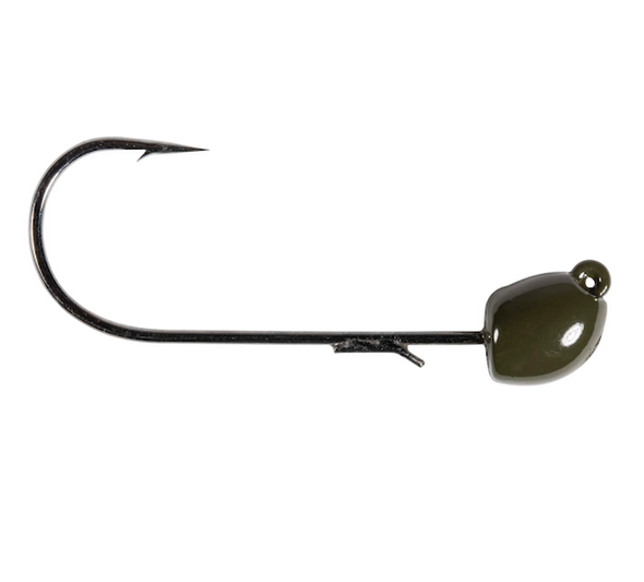 Z-Man SMH Jigheads 1/4 oz Green Pumpkin - 3 Pack by Z-Man Fishing Products