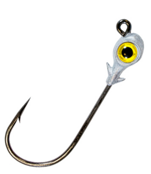 Z-Man Fishing Products RedFisheye Jighead 3-Pack – 1/8 oz Gold