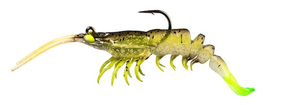 Z-Man Fishing Products PrawnStarZ 3.5-Inch Fried Chicken Soft Baits, 2-Pack