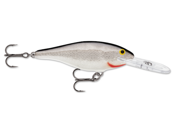 Rapala Shad Rap 07 Silver - Classic Minnow Lure for Freshwater and Saltwater Fishing