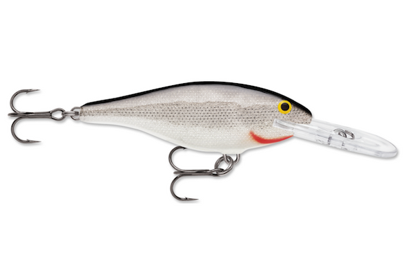 Rapala Shad Rap 04 Silver Fishing Lure - Durable and Effective for Freshwater & Saltwater Fishing