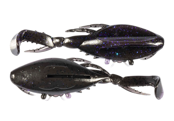 Z-Man Kicker Crabz 3.5-Inch Purple Demon - Fishing Lures, 3-Pack KC35-329PK3