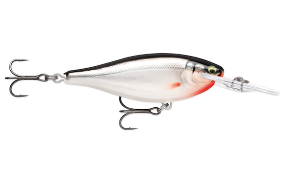 Rapala Shad Rap Elite 75 Gilded Silver - Versatile Floating Lure for Freshwater and Saltwater Fishing