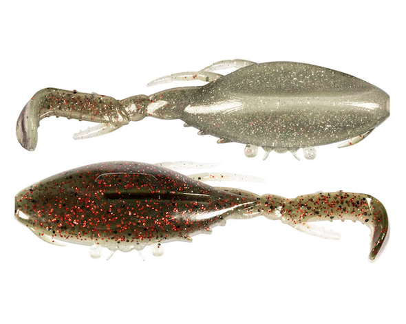 Z-Man Kicker CrabZ 3.5 Inch RedBone Soft Baits - 3 Pack KC35-266PK3
