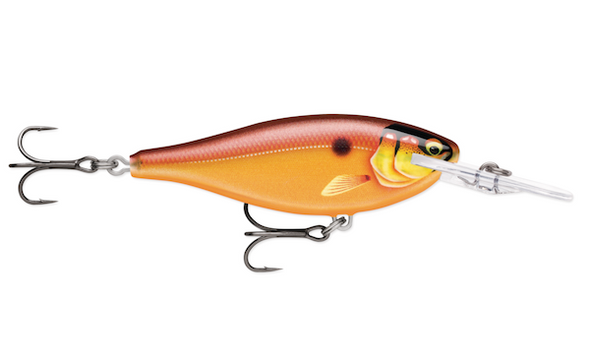 Rapala Shad Rap Elite 75 Gilded Crawdad Fishing Lure - SRE75GDCW