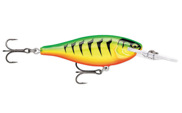 Rapala Shad Rap Elite 55 Gilded Fire Tiger Fishing Lure - SRE55GDFT