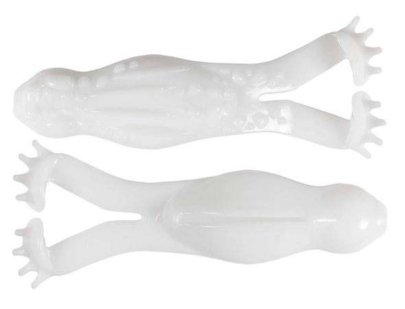 Z-Man Fishing Products Goat Toadz 4-Inch White Soft Baits, 3 Pack