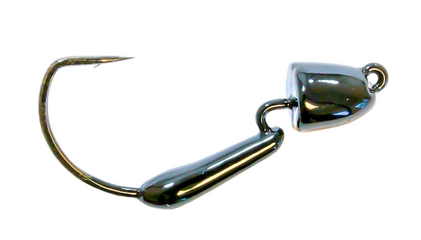 Z-Man Fishing Products Fin BulletZ Jighead 1/6 oz Black (Part Number: FBH16-02PK3)