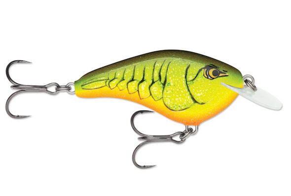 Rapala Otters Garage Slim 06 Chartreuse Rootbeer Crawdad - OGS06CRTBC