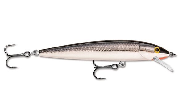 Rapala Husky Jerk 12 Silver - Durable Minnow Bait for Freshwater & Saltwater Fishing