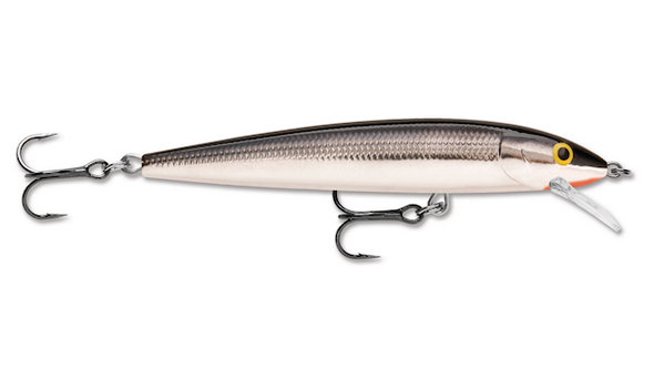 Rapala Husky Jerk 10 Silver - Versatile Hard Fishing Lure for Freshwater and Saltwater Anglers