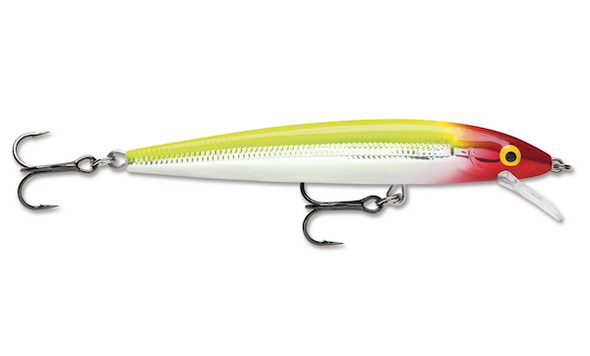Rapala Husky Jerk 10 Clown - Versatile Hard Fishing Lure for Freshwater & Saltwater