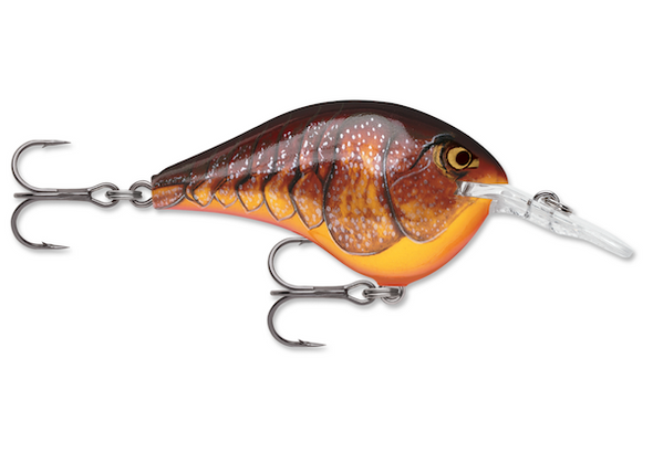 Rapala Dive-To 14 Dark Brown Crawdad Lure - Part Number DT14DCW