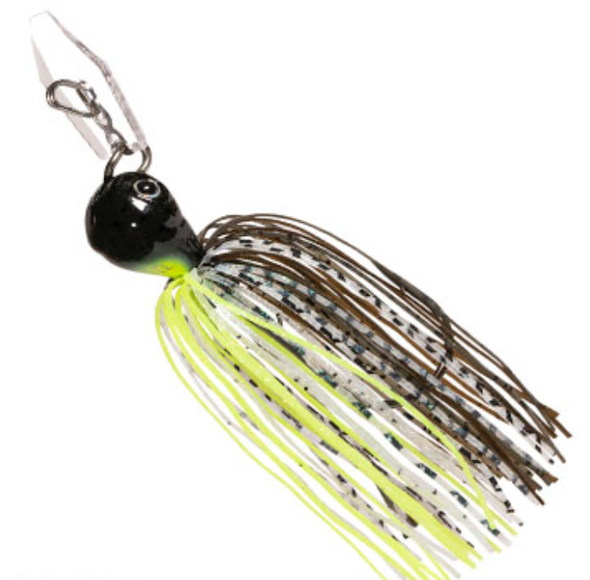 Z-Man Fishing Products ChatterBait Jackhammer StealthBlade 1/2 oz BHITE Delite