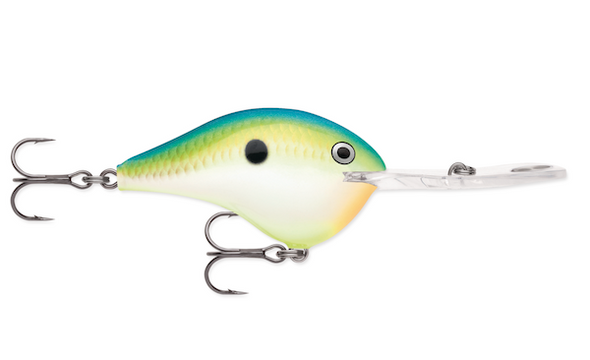 Rapala Dives-To Metal 20 Citrus Shad - Hard Fishing Lure for Saltwater and Freshwater