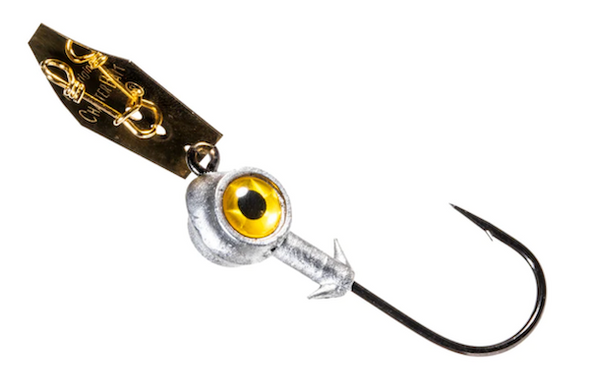 Z-Man EyeStrike ChatterBait 4/0 3/8 oz Gold Pair by Z-Man Fishing Products