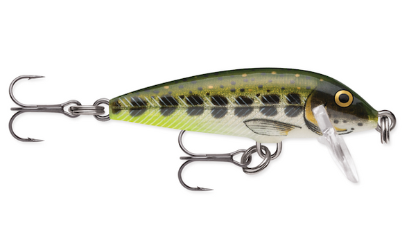 Rapala Countdown 09 Olive Green Muddler - Durable Fishing Lure for Freshwater and Saltwater