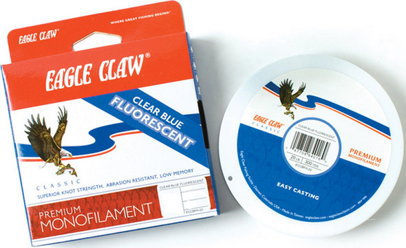 Eagle Claw EC Classic Mono Fishing Line - 60 lb Test, Clear, 90 yards