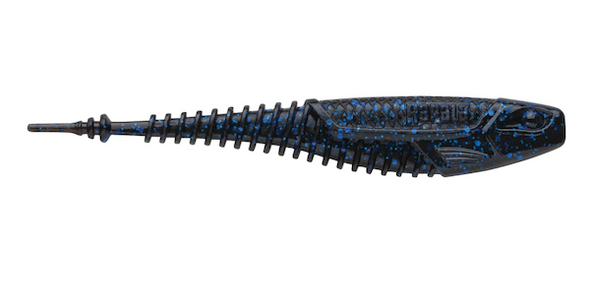 Rapala CrushCity FreeLoader 4 Black Blue Flake - High-Performance Swimbait for Freshwater Fishing