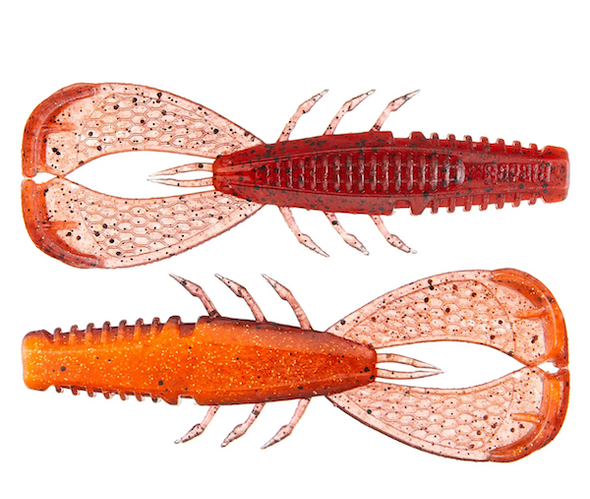 Rapala CrushCity Cleanup Craw 3 in Red – Versatile Soft Plastic Lure for Bass