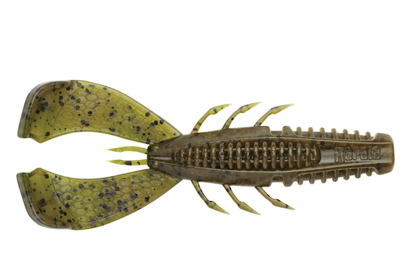 Rapala CrushCity Cleanup Craw 3 Green Pumpkin Watermelon Lure - Part Number CCCLC35GPWM