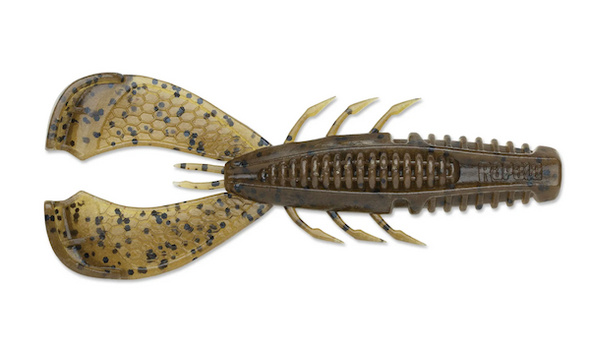 Rapala CrushCity Cleanup Craw 3 Green Pumpkin - Soft Plastic Crawfish Bait for Freshwater Fishing