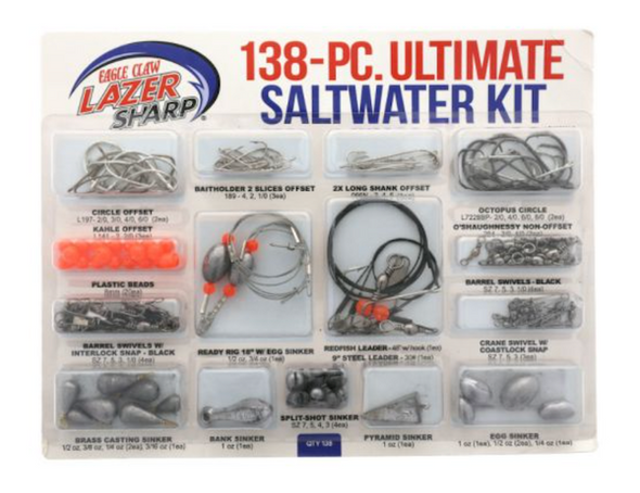 Eagle Claw LZR Sharp Ultimate Saltwater Terminal Kit (Part #LSWKWM-2)