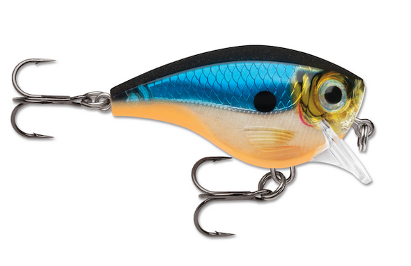 Rapala Balsa Xtreme Brat 03 Blue Ghost – Versatile Crankbait for Freshwater and Saltwater Fishing