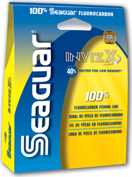 Seaguar InvizX 100% Fluorocarbon Leader Line, 17 lb Test, 200 Yards - Part Number 17VZ200