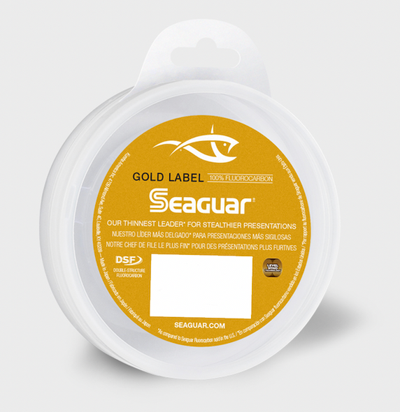 Seaguar Gold Label 25, 12 lb Test, 25 Yards - Reliable Fluorocarbon Leader Material