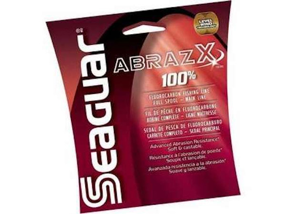 Seaguar ABRAZX 100% FLOCARB Fishing Line, 6 lb Test, 1000 yards - Part Number 06AX1000