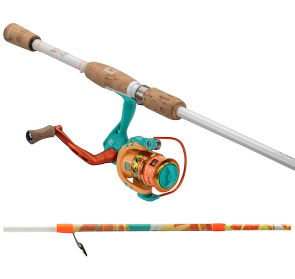 Anything Possible 6' Krazy Spinning 2-Piece Combo Fishing Rod