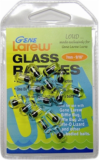 Gene Larew Lures GL7M916RT1 Glass Bass Rattles - 15 Pack for Enhanced Fish Attraction GL7M916RT1