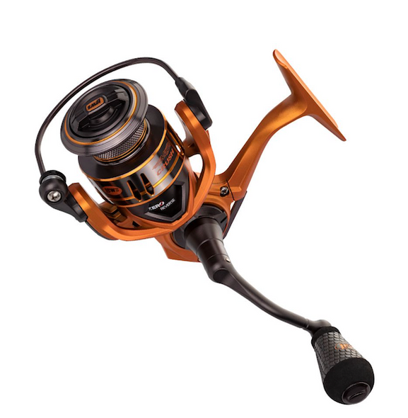 LEWS Mach Crush Metal Spinning Reel MCR200A with 11 Ball Bearings, 6.2:1 Gear Ratio MCR200A