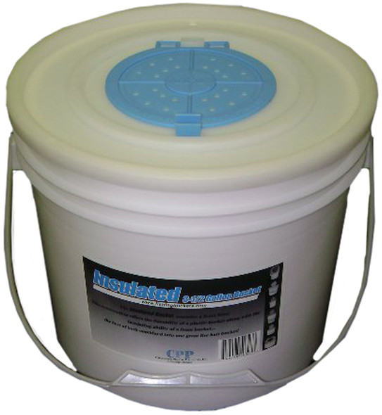 Challenge Plastics 50327 3.5 Gallon Insulated Bait Container with Lid