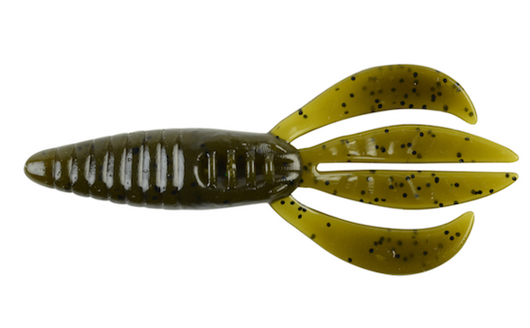Berkley PWRBAIT Pit Boss 4-inch Green Pumpkin Soft Baits (8 Pack) 1423756