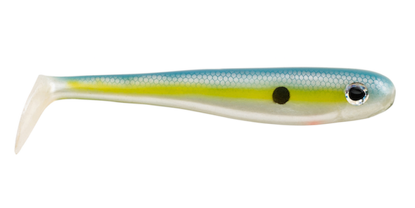 Berkley PowerBait Hollow Belly 4-Inch Sexy Shad Soft Baits, 4-Pack