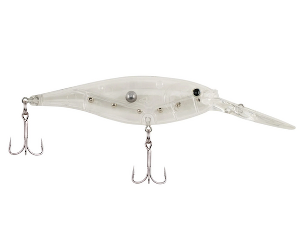 Berkley Flicker Shad 7cm 5/16oz Clear by Berkley - Lifelike Soft Plastic Lure for Freshwater and Saltwater Fishing