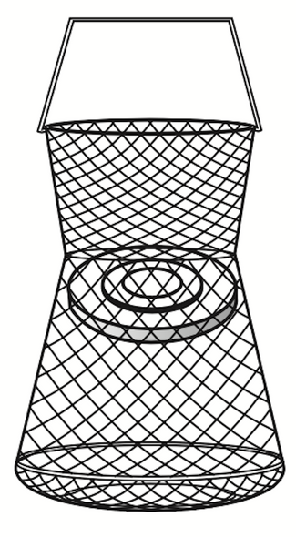 HT Enterprises WB-1530F Collapsible Floating Wire Basket, 15x30 Inches