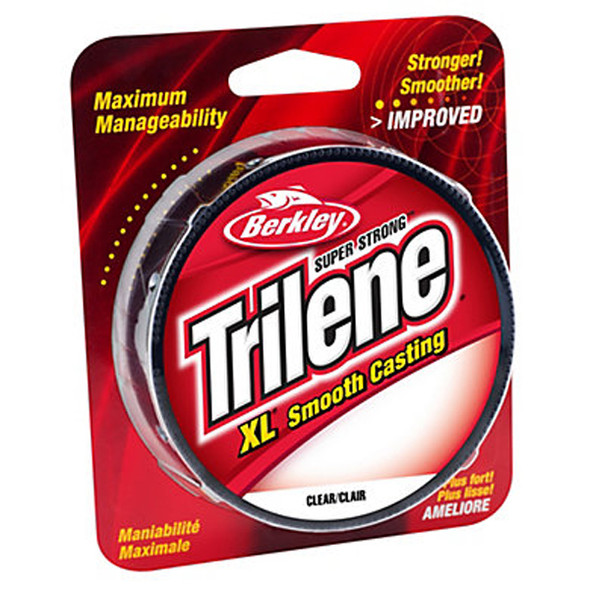 Berkley Trilene XL Clear Monofilament Fishing Line, 6 lb Test, 3000 Yards - Part Number XL306-15