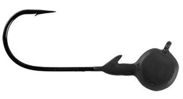Strike King SK TG Shaky Head 1/8 oz, Black, Pack of 3