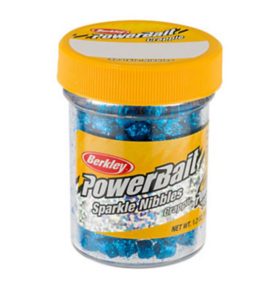 Berkley Sparkle Crappie Nibbles Blue Sapphire - 1.5 oz