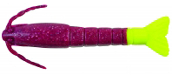 Berkley Gulp! Swimmer 3-Inch Shrimp Cajun Purple for Enhanced Fishing Performance