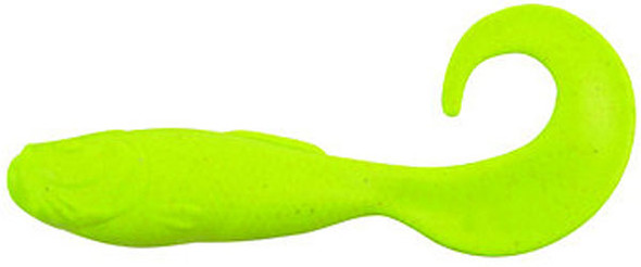 Berkley Gulp! Swimbait 4-Inch Mullet, 1/2 Pint Chartreuse - GASHPSM4-CH