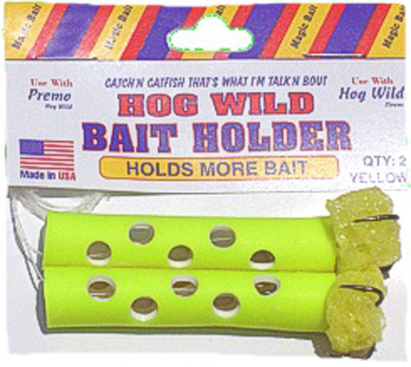 MAGIC Catfish Bait - Hogwild Yellow Bait Holder Tube (Part BHT34)