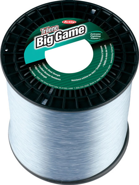 Berkley Berk Big Game 50 lb Test Fishing Line, Clear 1090 Yards - Part Number BG150-15