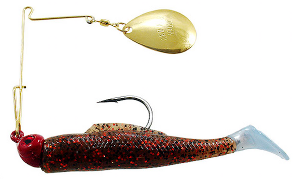 Strike King SK Redfish Magic Saltwater Lure with Blue Crab and Red Head Design