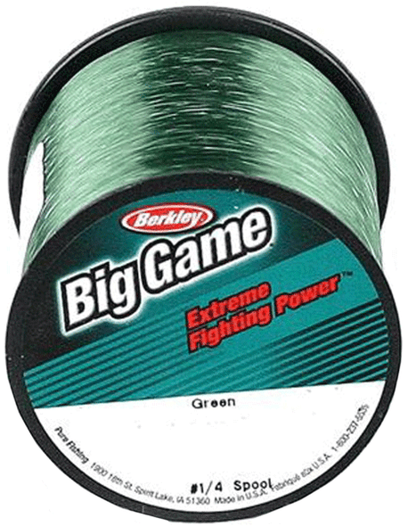 Berkley Berk Big Game 1/4 Pound Green Fishing Line, 60 Pound Test, 235 Yards